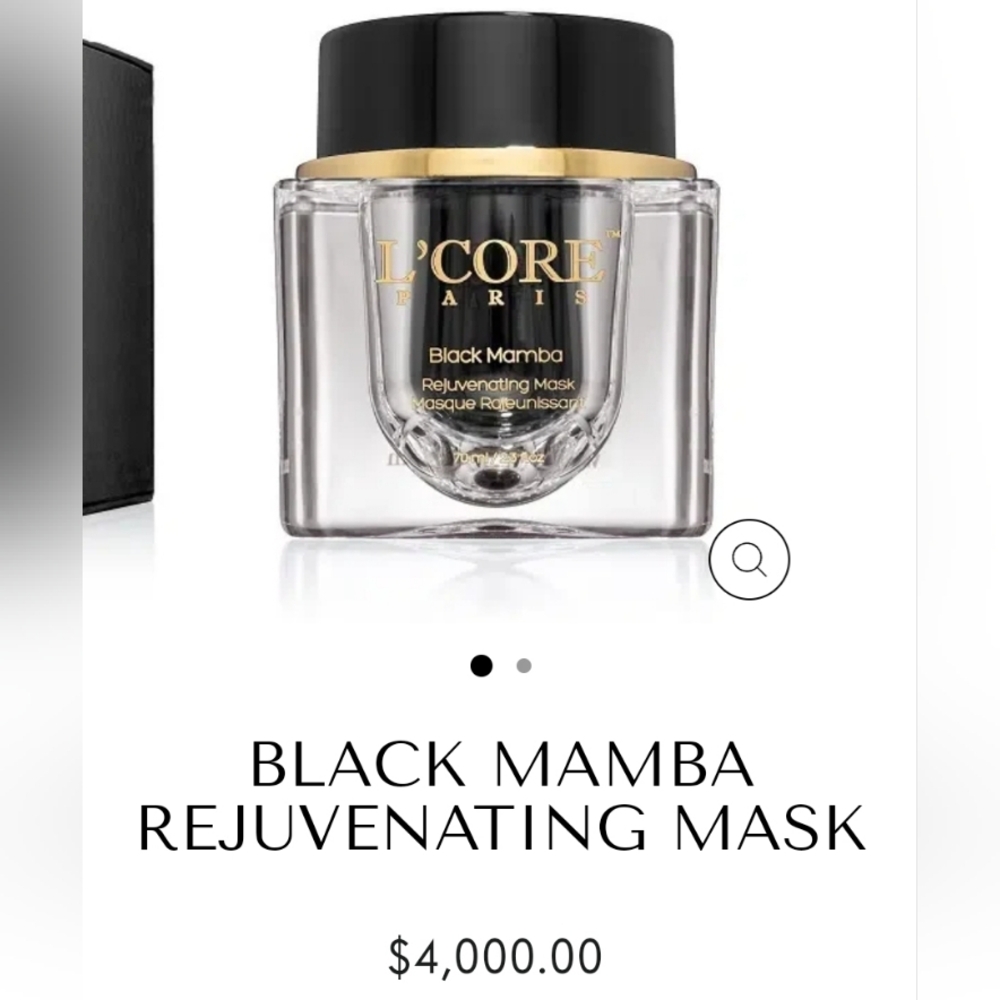 L'Core Black Mamba Rejuvenating Mask - MSRP $4,000 - Picture 1 of 1